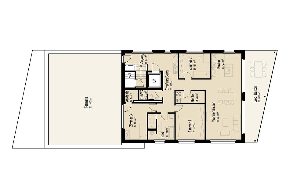Innenausbau bestimmen und im Herbst einziehen: 4.5 Zimmer-Attikawohnung mit 138 m2 Wohnfläche -  Bild 2