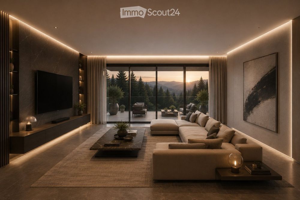 PISCINE UND GROSSE FENSTERFRONTEN: PENTHOUSE 5.5 | SESSA -  Bild 8