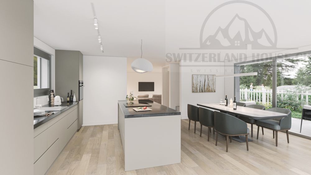 Spacieuse villa individuelle de 5.5 pcs avec grand jardin à Lovens proche nature -  Bild 5