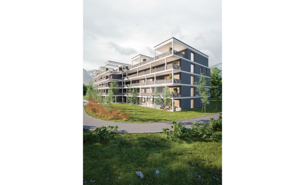 Magnifique Attique 2,5 pièces avec grande terrasse de 74 m2 et vue - Attique 2,5 pièces neuf à vendre à Aproz (Sion)