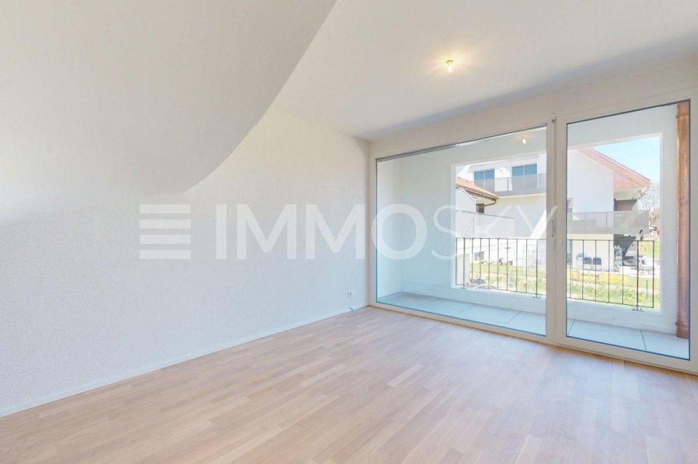 Superbe duplex 4.5 pièces neuf au coeur de Sullens (lot 2) - Jolie chambre lumineuse côté jardin
