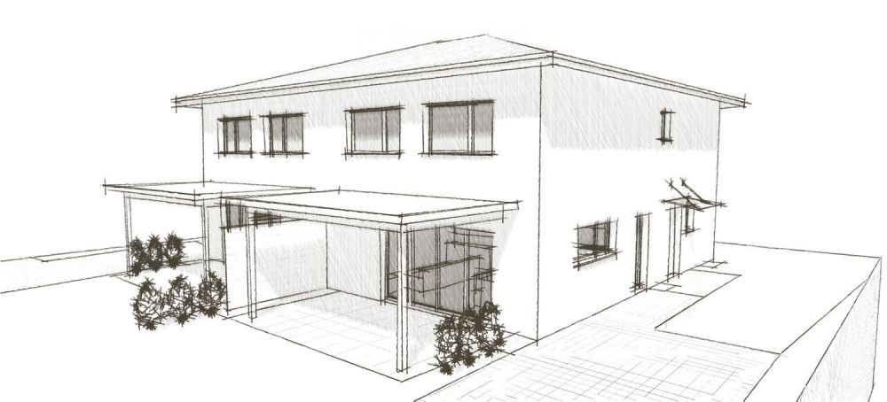 Neubauprojekt Doppel-Einfamilienhaus -  Bild 1