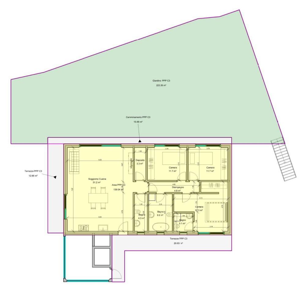 Neue Einfamilienhaus-Villa mit Terrasse, Garten und Garage -  Bild 4