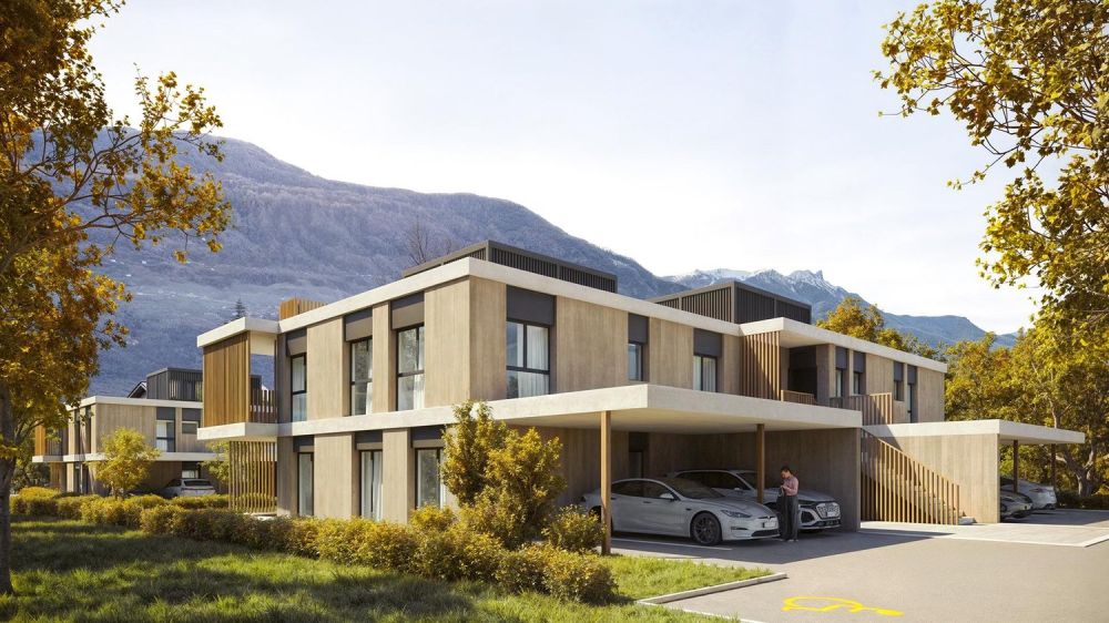 Rez-de-chaussée 5,5 pces avec grande terrasse et spacieux jardin - Appartement terrasse, 5.5 pièces, 153.00 m2