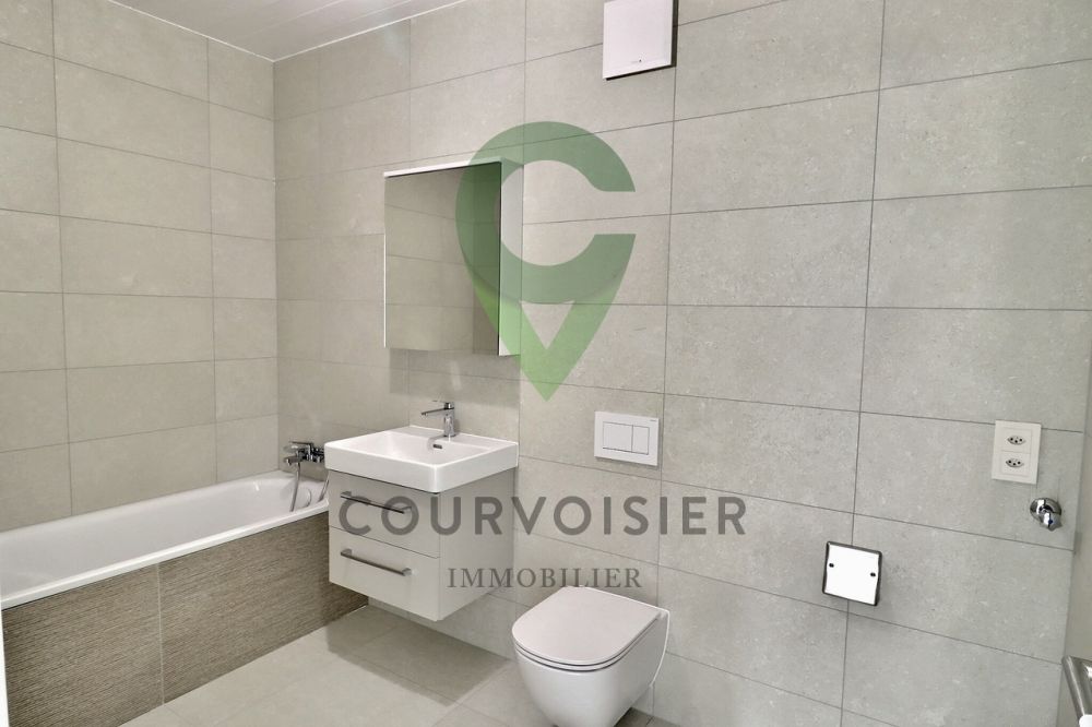 Belle villa jumelle neuve dans cadre champêtre avec vue Alpes - Bild 9