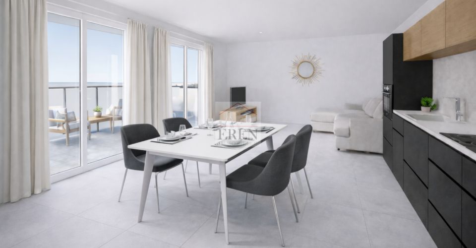 Appartement 2,5 pièces avec grande terrasse ouest de 42,50 m2 au 2ème étage - Appartement 2.5 pièces - image - 1