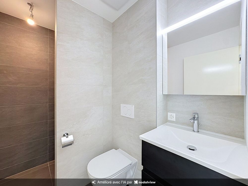 Leytron, Superbe 4.5 pièces neuf avec grand jardin privatif - Salle de douche
