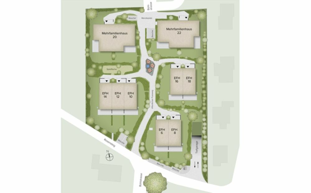 Neubau | 255 m² | 5.5-Zimmer-EFH "Rosenberg" | Erstbezug - Visualisierung