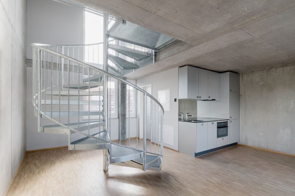 MIETEN OHNE KAUTION, Grosszügige Maisonette-Lofts im Industrie-Look - Musterobjekt Wohnen/Kochen