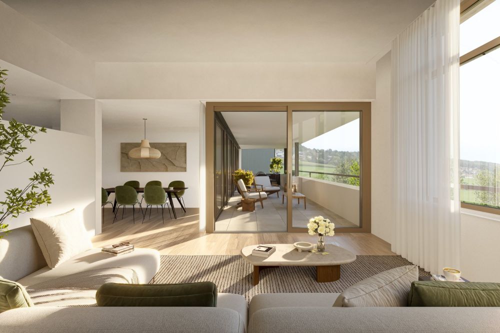 NEUBAU 5.5-Zimmer-Terrassenwohnung in Oberrohrdorf -  Bild 2