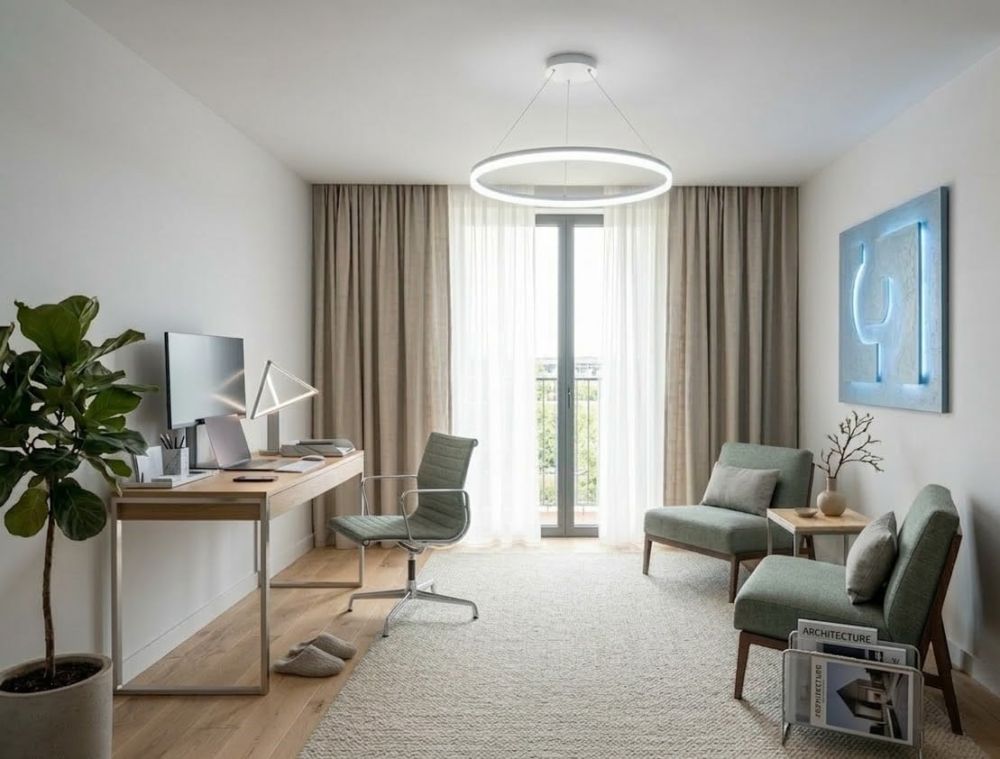 3.5 Neubauwohnung -Panoramafester mit Blick ins Grüne und den Bodensee -  Bild 3