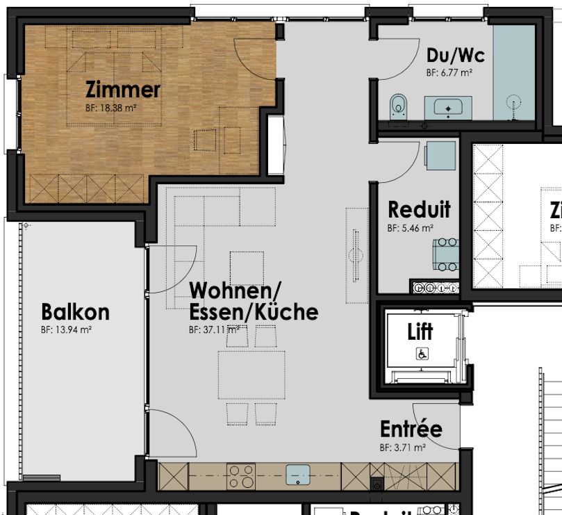 Neubauwohnung im Projekt „Zentrum“ Boswil – Bezug Ende 2026 -  Bild 8