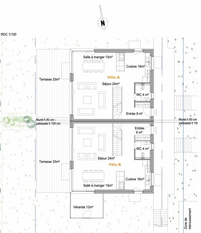 Le Mont-sur-Lausanne - Villa de 5.5 pièces - Rez