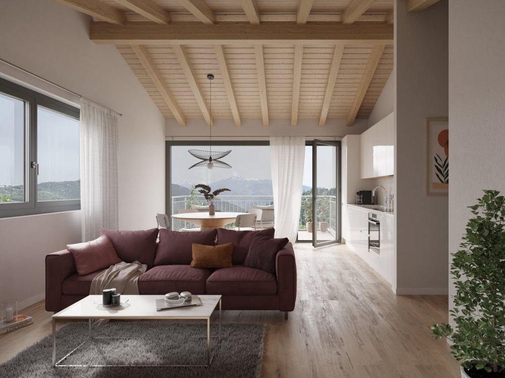 Ayent Villa mit Duplex von 4,5 Zimmern und Panoramablick -  Bild 1