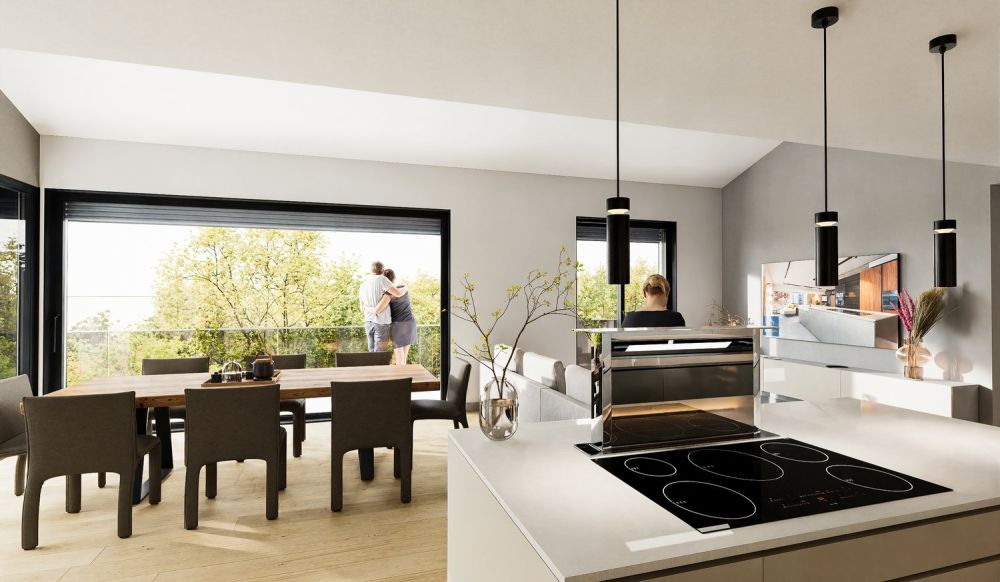 APPARTAMENTO DI 4.5 LOCALI CON TERRAZZA E GIARDINO PRIVATO A BOSCO LUGANESE PPP3 -  Bild 1