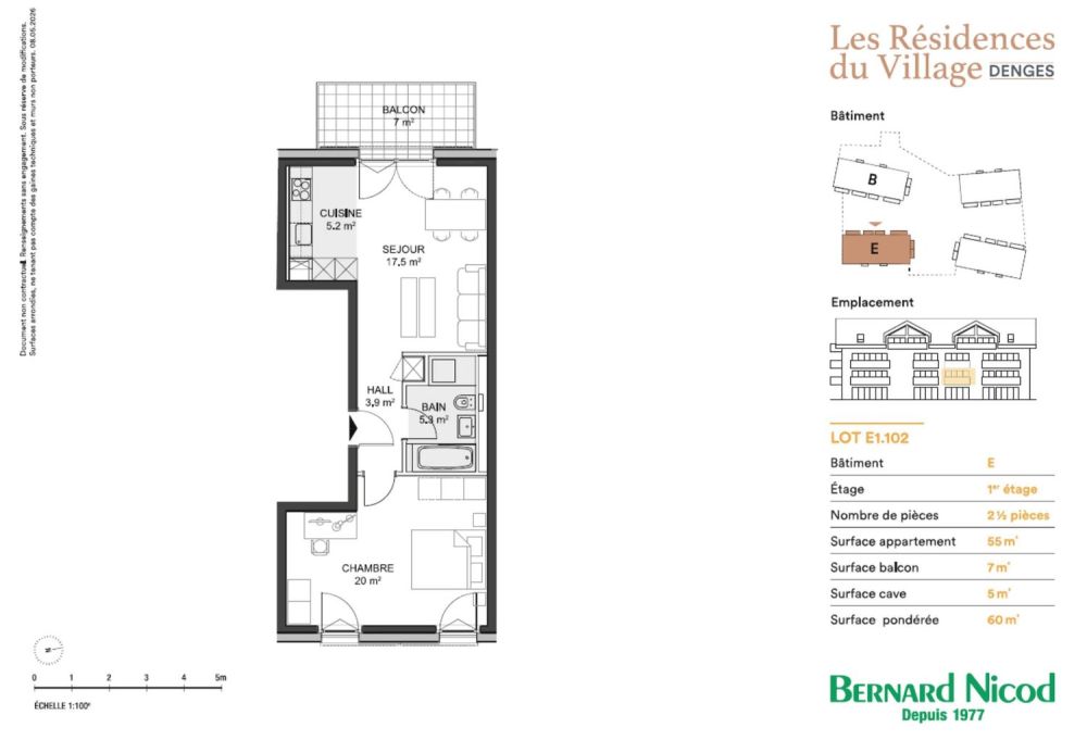 Schönes neues 2.5-Zimmer-Apartment mit Balkon -  Bild 3