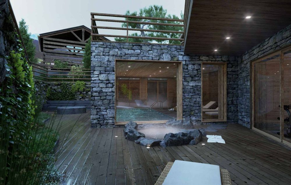 MAGNIFIQUE ET LUXUEUX CHALET A CONSTRUIRE - SKI IN/OUT -  Bild 7