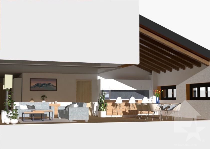 Val-d'Illiez, 4.5 pces neuf dans l'immeuble la Rocaille - Bild 11