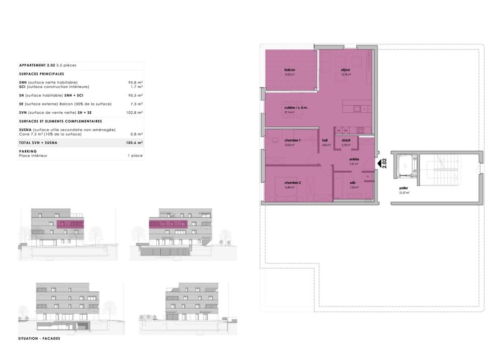 3.5 de standing, au pied du Moléson, proche du centre de Bulle - Bild 5