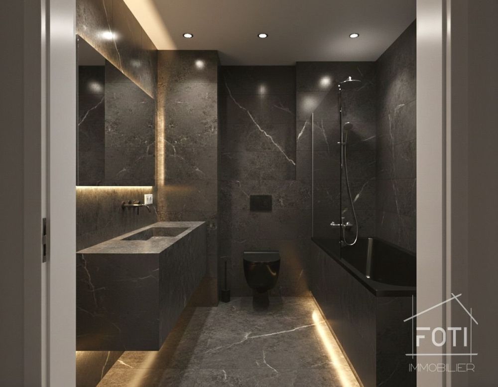 Maison mitoyenne de 4,5 pièces avec une belle vue. - Salle de Bain