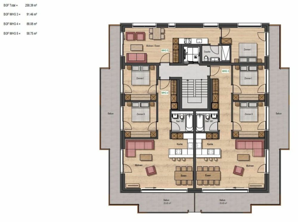 Alphubel Peak dem Himmel so nah. Neubau 2025. Mit Süd-und Ostbalkon. Reserviert. -  Bild 2