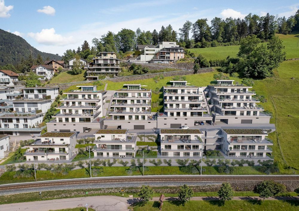 Exklusive 5.5 Zi-Maisonettewohnung in Zweifamilienhaus ( auch als Zweifamilienhaus erwerbbar ) -  Bild 2