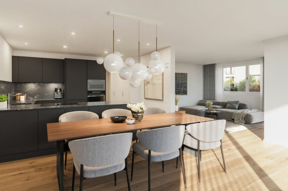 Familienwohnen mit Aussicht - grosszügiges 5.5-Zi. Doppel-Einfamilienhaus -  Bild 6