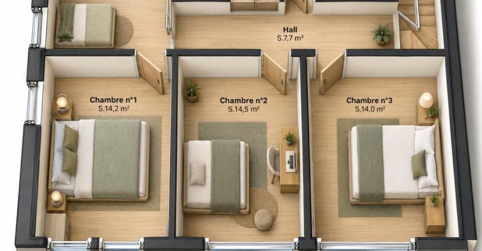 Vivre au plus près de la nature à un prix attractif - Maison 5.5 pièces - image - 8