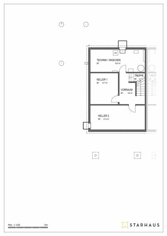Doppeleinfamilienhaus mit Sicht in die Weinberge - UNTERGESCHOSS