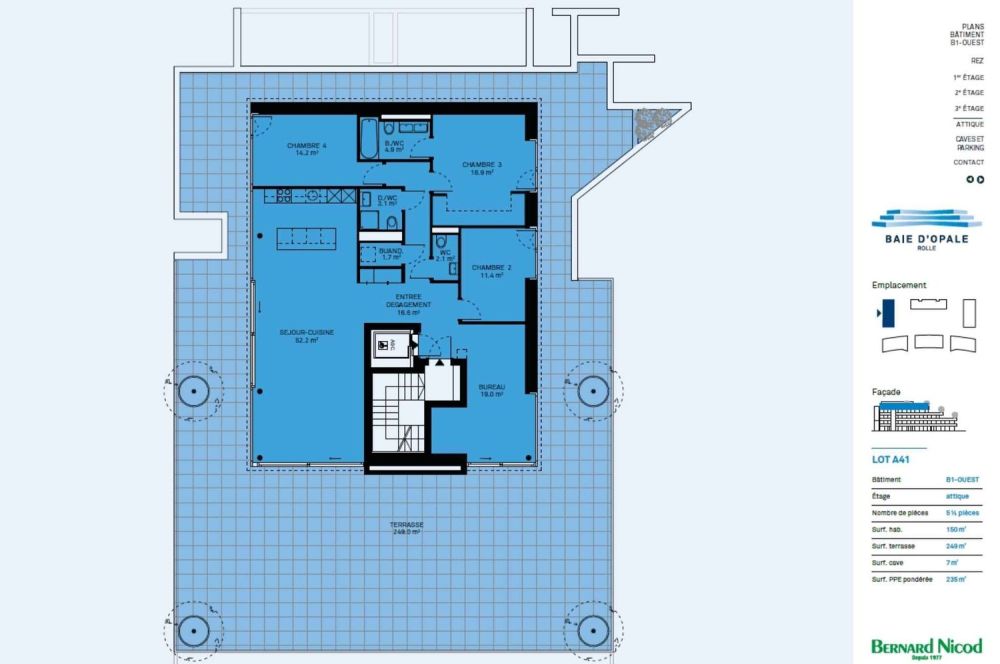 Magnifique attique neuf de 5.5 pièces  Rooftop exclusif à 360 -  Bild 12