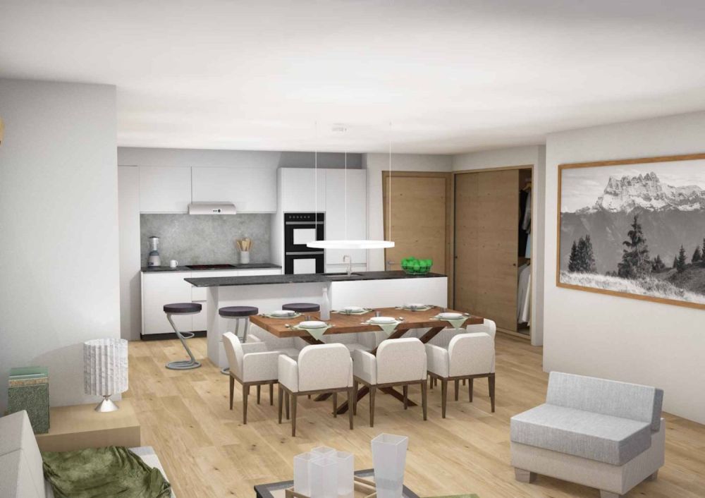 Prächtige Wohnung im Zentrum von Morgins! -  Bild 3