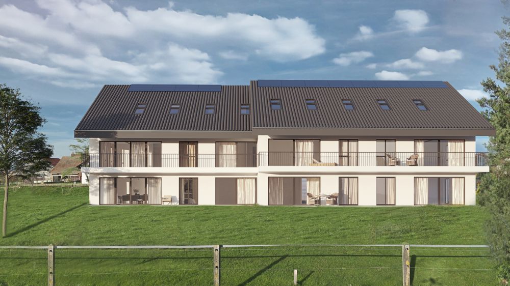 Estavayer / Frasses Appartement de 3,5 pièces Grand balcon de 22 m2 - Bild 1