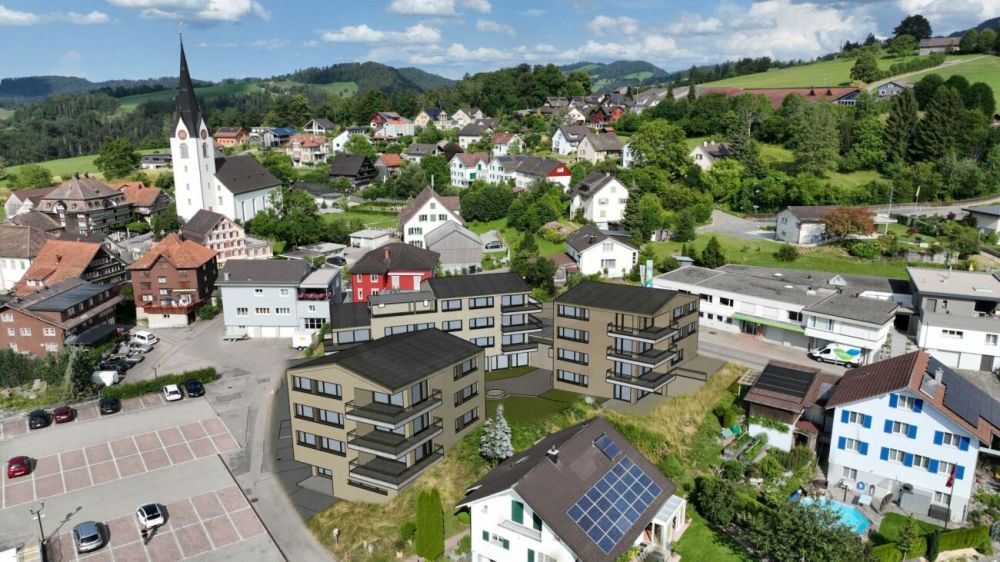 Gesund wohnen mit Weitsicht - Zweitwohnung A4.2 - Ansicht NO