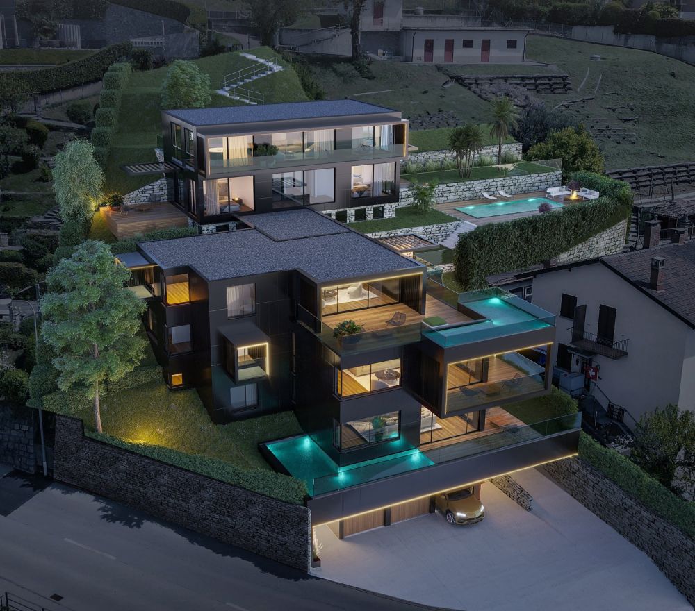 Villa Panoramica ad Aldesago | Progetto innovativo unico nel suo genere - Bild 5