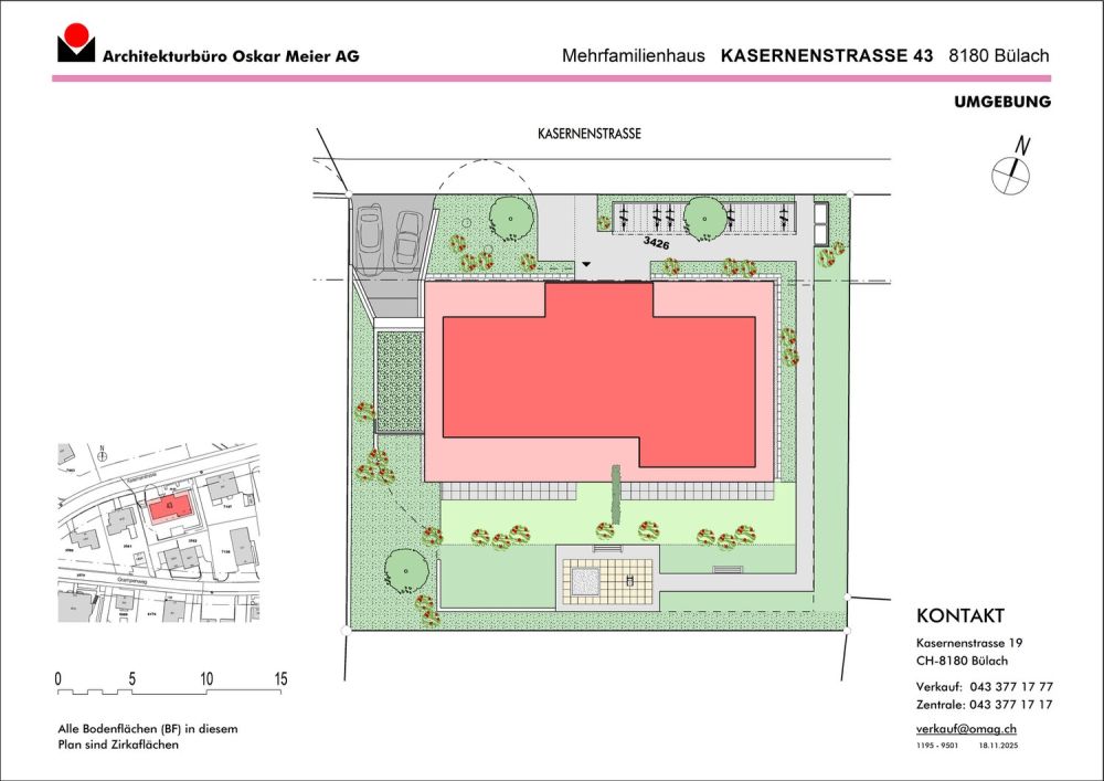 Schöne 4.5-Zimmer-Gartenwohnung - Situation