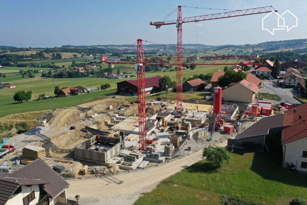 Wohnung mit 4.5 Zimmern im 1. Stock (Gebäude 3 - Einheit 4) - Chantier juin 2026