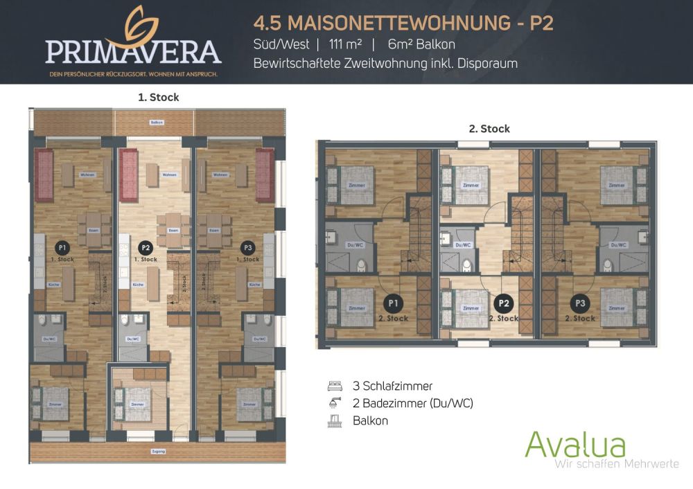 Bewirtschaftete 4.5-Zimmer-Maisonette-Zweitwohnung inkl. Disporaum in Saas-Grund – Neubau 2026 -  Bild 5