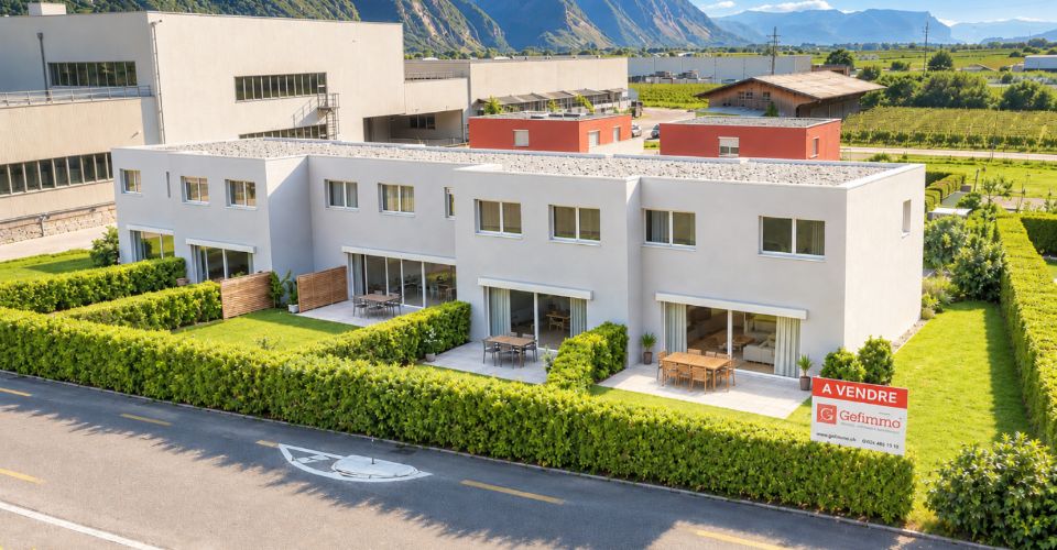 Villa mitoyenne neuve de 4,5 pièces à Charrat - Maison contiguë 4.5 pièces - image - 5