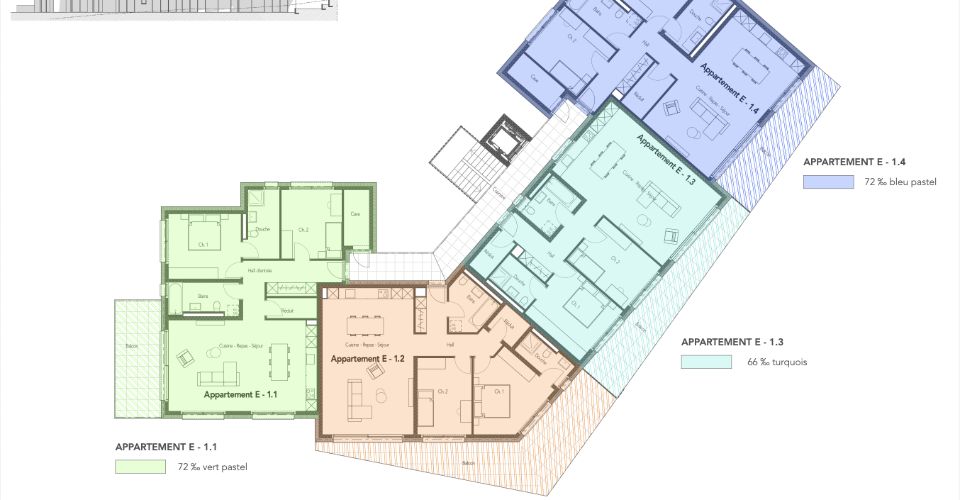Magnifique appartement neuf de 3.5 pièces au 1er étage. - Appartement 3.5 pièces - image - 4