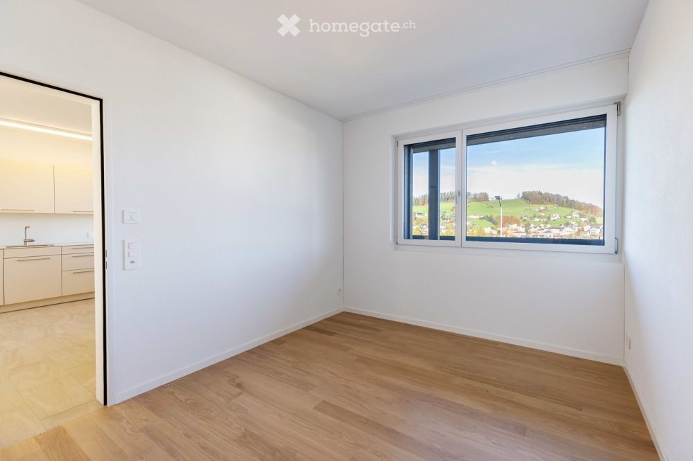 Luxuriöse 3.5-Zimmer Neubauwohnung mit grosser Terrasse + Aussicht in Herisau -  Bild 8