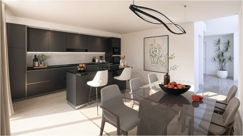 Neue Promotion in Freiburg! 6.5-Zimmer-Duplex-Penthouse - Lot 6 - cuisine et salle à manger - Pervenches 6 (image non contractuelle)