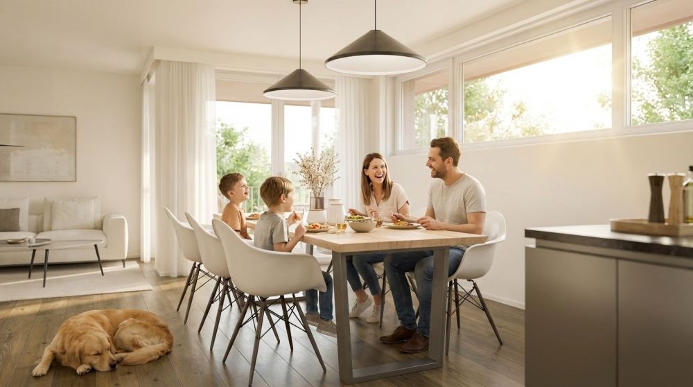 «Zwei Freunde» | Neubau 5.5-Zi.-EFH mit Hobbyraum & gecktem Sitzplatz | Roggwil BE -  Bild 6