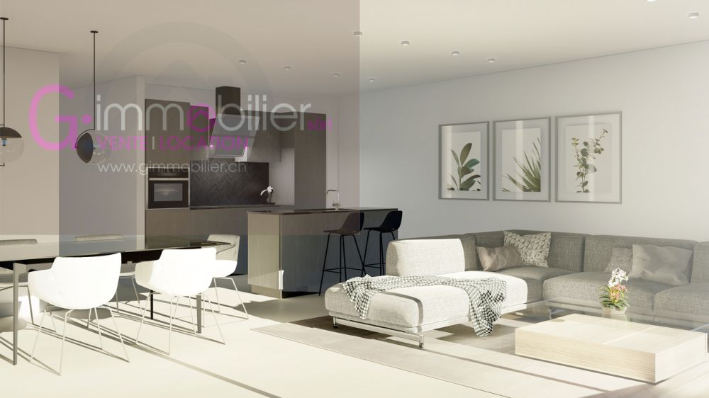 Nouvelle construction à Monthey -Appartements contemporains au coeur du quartier sous gare -  Bild 1