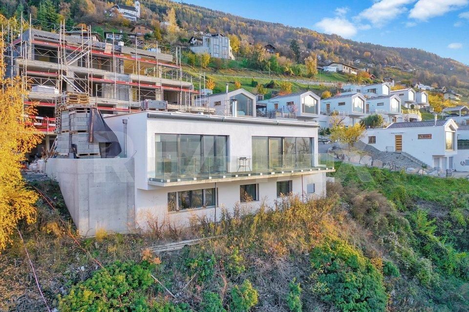 Villa neuve 2025 | Duplex 4.5p 151m² terrasse vitrée | Vue vallée du Rhône — Hauteurs de Sion - Maison 4.5 pièces - image - 4