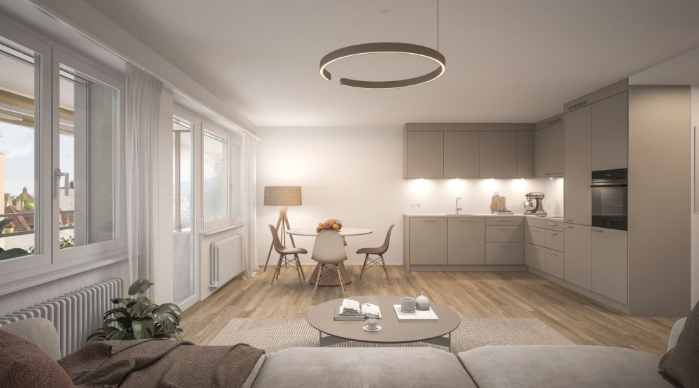 3.5-Zimmer-Wohnung Erstvermietung nach Sanierung per 01.04.2027 -  Bild 1