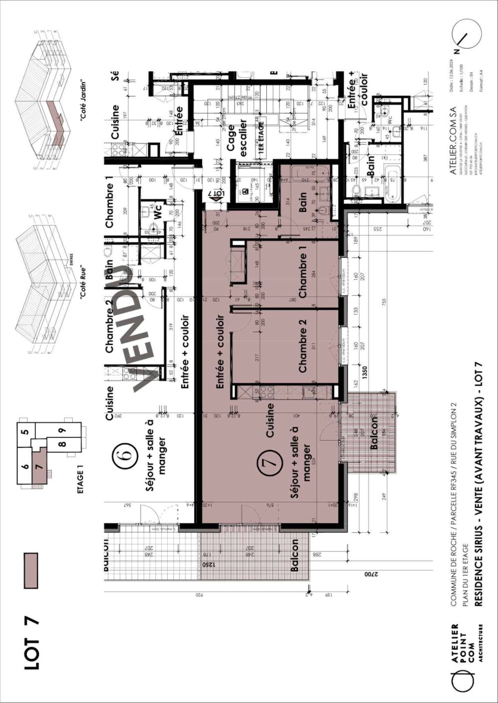 Appartement 3.5 pièces à Roche VD - Lot 7 -  Bild 11