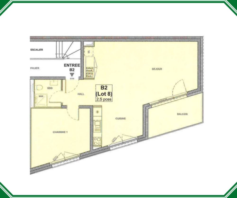 Appartement de 2.5 pièces avec balcon -  Bild 7