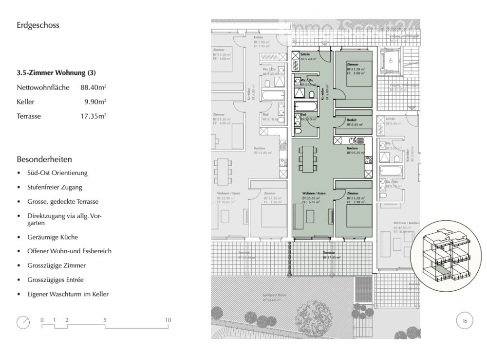 3.5 Zimmer Neubauwohnung in Frutigen -  Bild 10