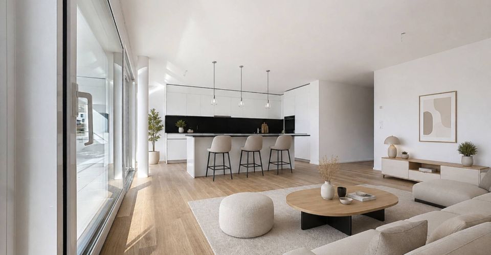Appartement neuf de 4.5 pièces avec balcons couverts - Appartement 4.5 pièces - image - 4