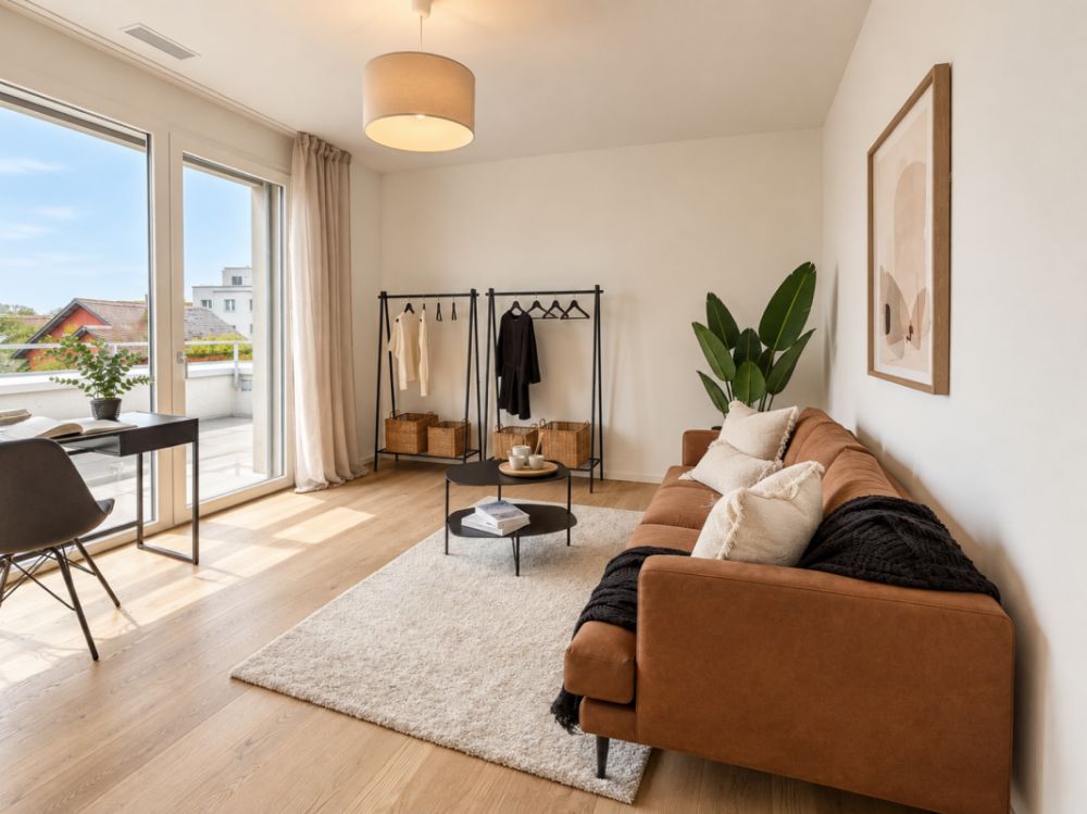 Äusserst hochwertige Attikawohnung mit riesiger Terrasse und wunderschöner Weitsicht -  Bild 13